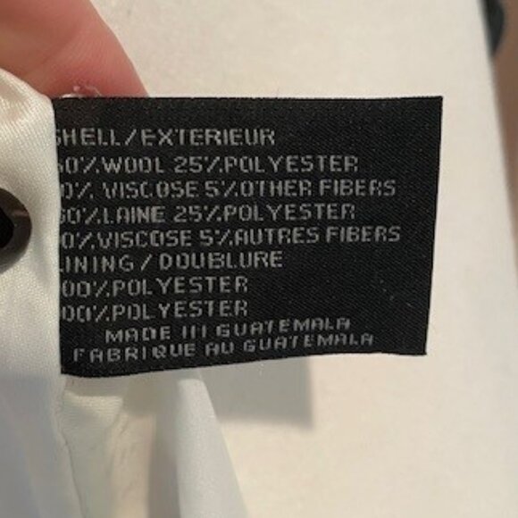 Via Spiga Winter White Peplum Belted Wool Coat – Sz 2 - Picture 13 of 15